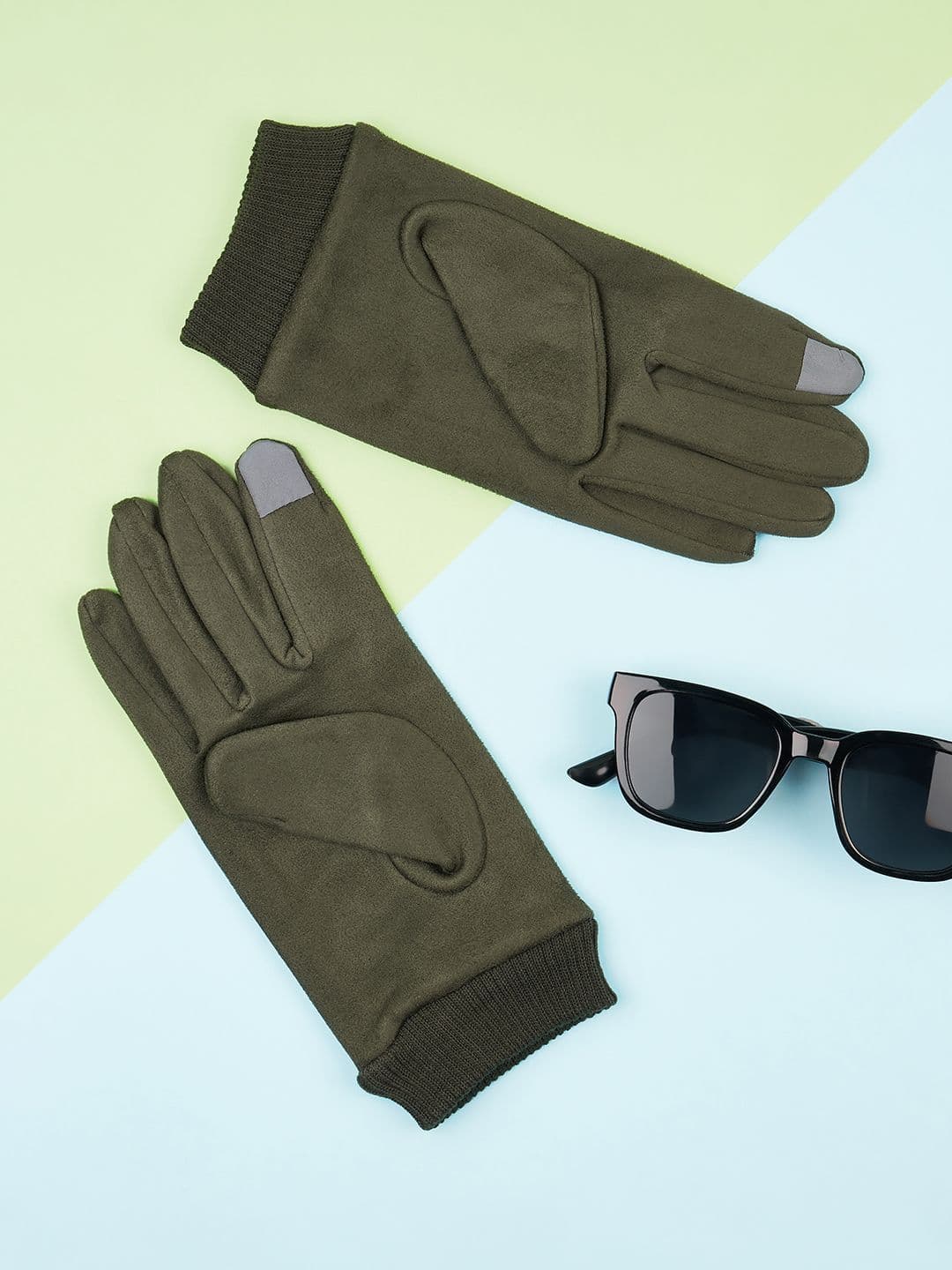 BYFORD by Pantaloons Men Touchscreen Woollen Winter Gloves - view 1