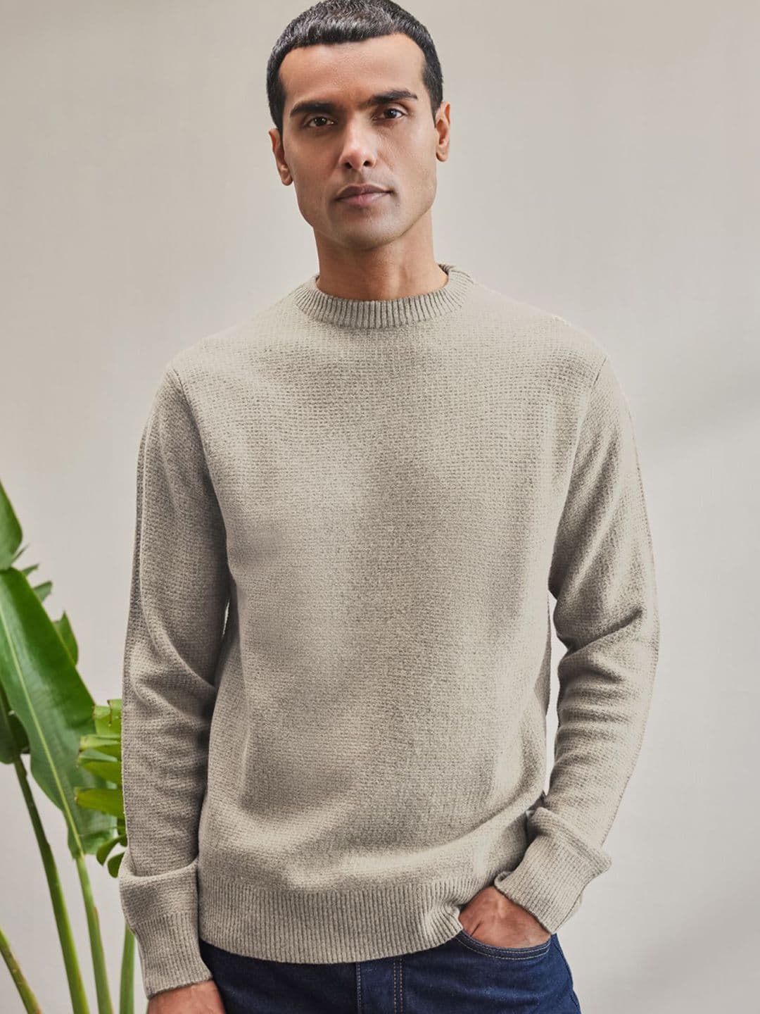 Mr Bowerbird Men Solid Pullover - view 1