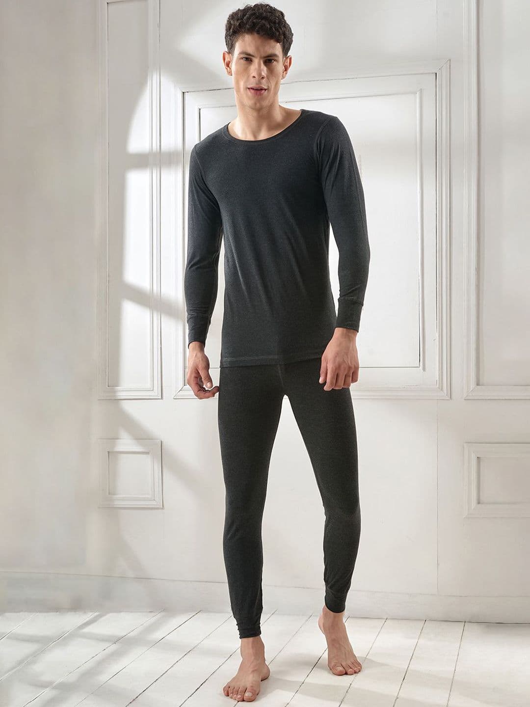 INFERNO Men Cotton Vest & Trousers Thermal Set - view 1