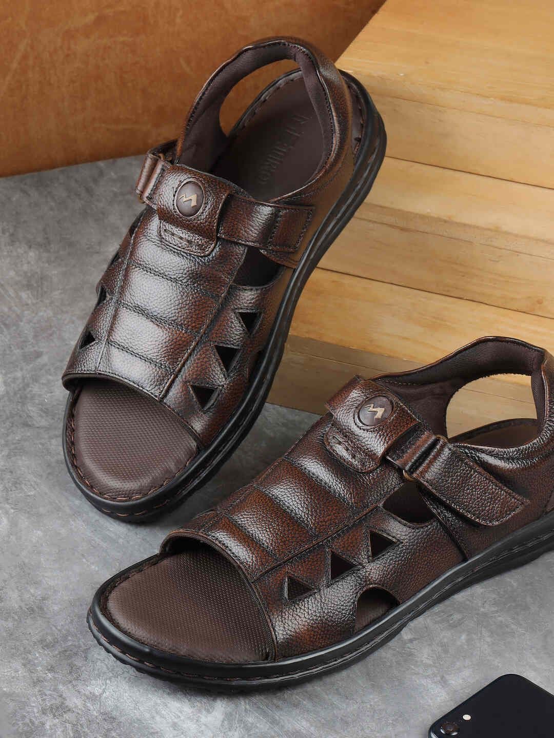 Metro Men Leather Comfort Sandals - view 1