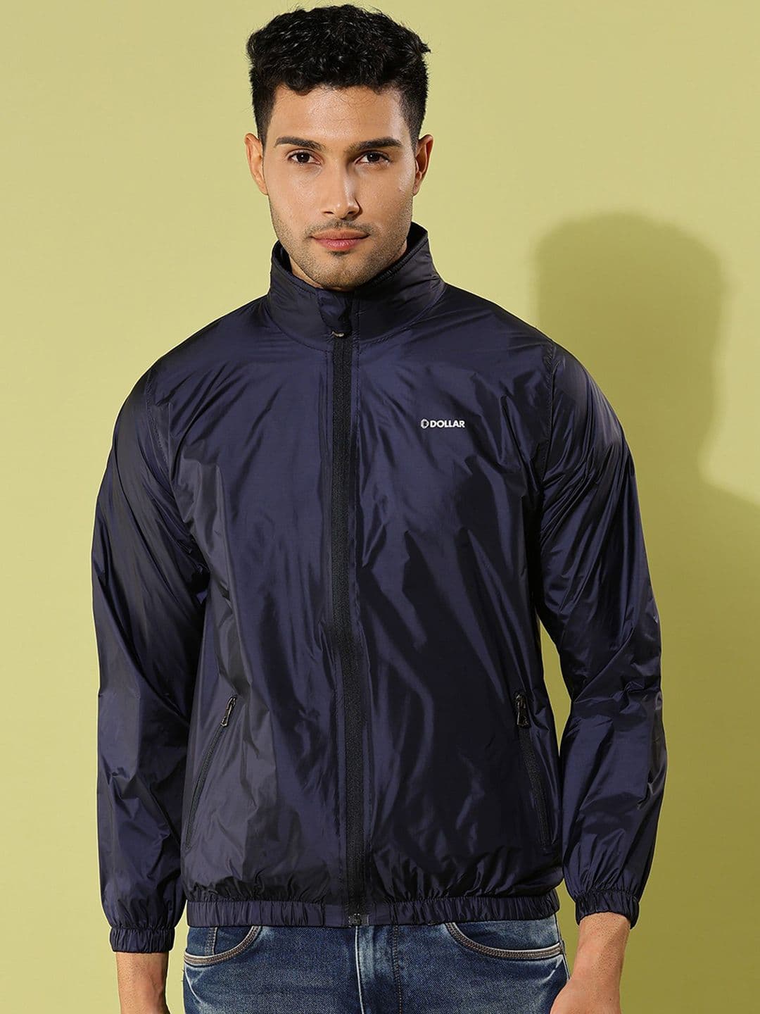 Dollar Men Light Weight Breathable Windcheater Jacket with UV Protection and Pockets - view 1