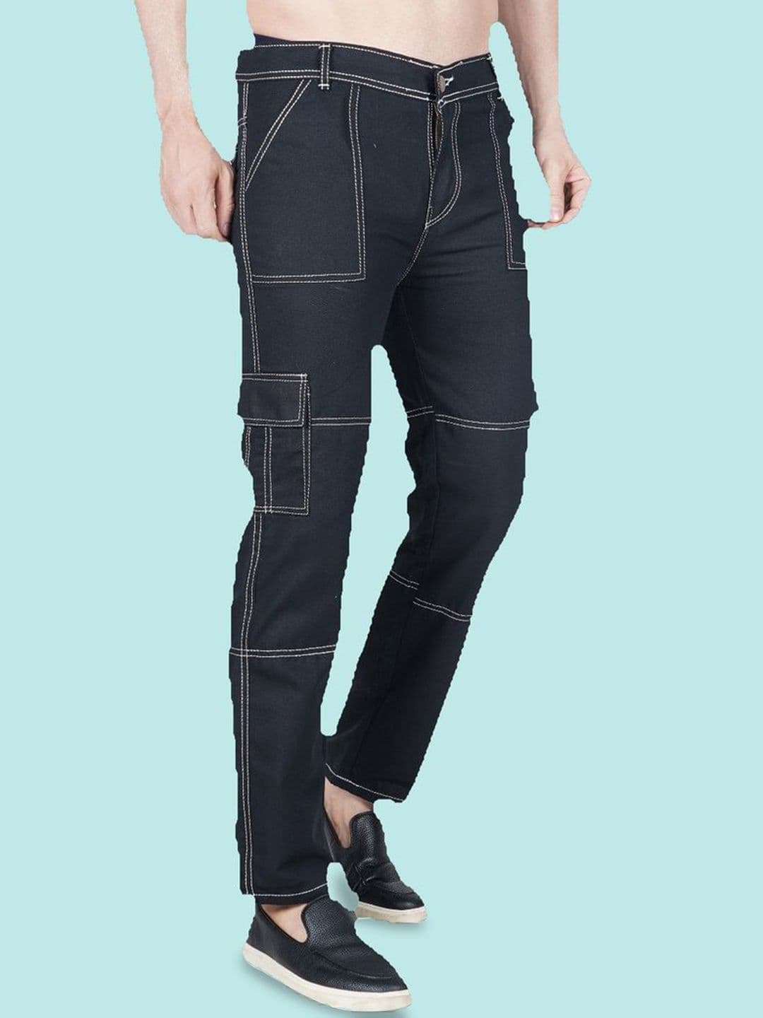 COMFITS Men Cotton Classic Straight Fit Slash Knee Jeans - view 1