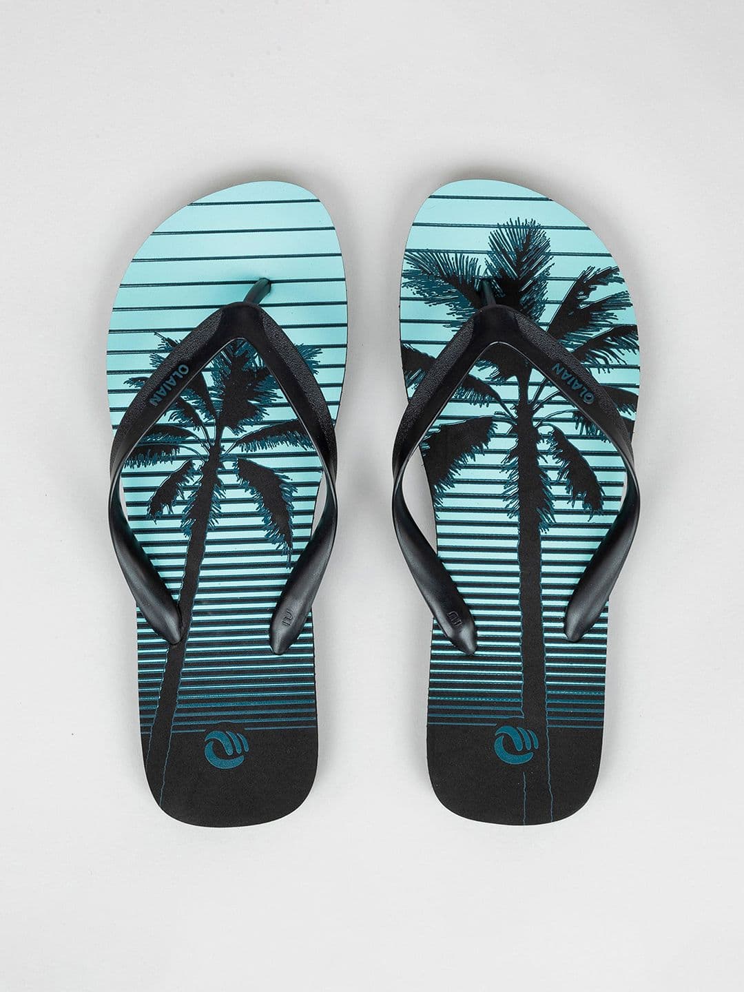 Decathlon Men Black 120 Palm Line Fitting Comfort Watersports Flip-Flops - view 1