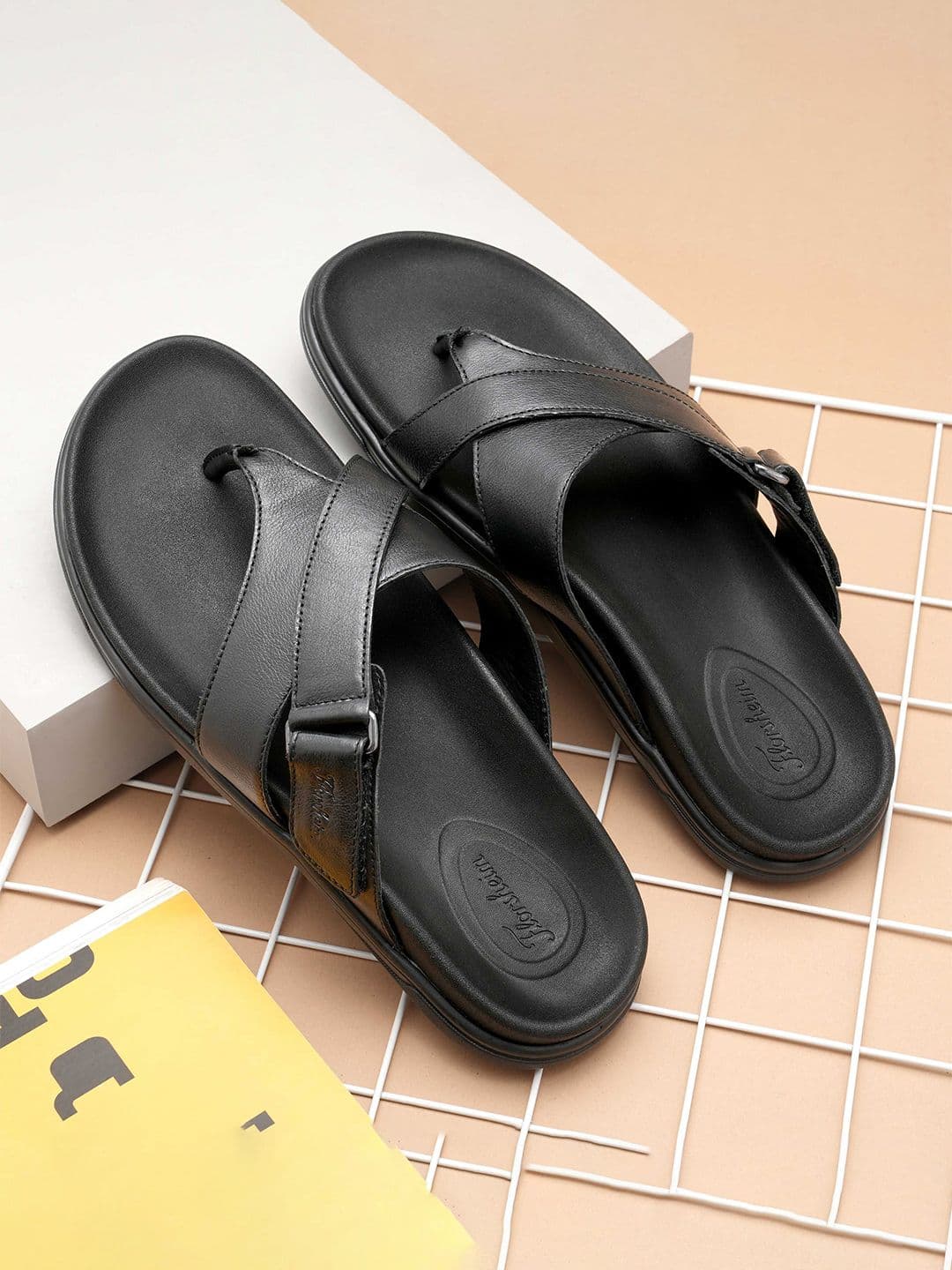 Florsheim Men Leather Comfort Sandals - view 1