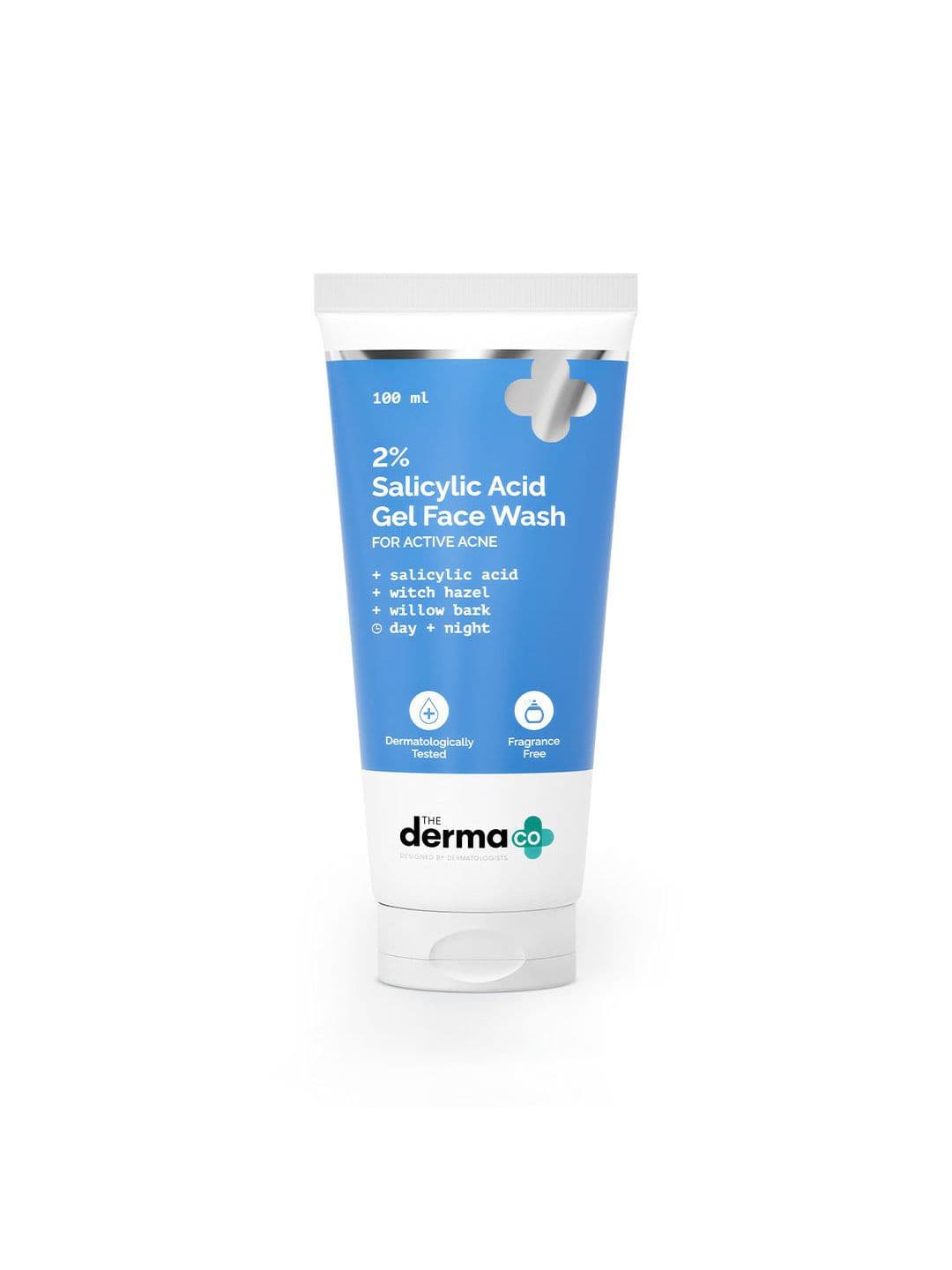The Derma co. 2% Salicylic Acid Gel Face Wash For Active Acne - 100 ml for Oily skin - view 1