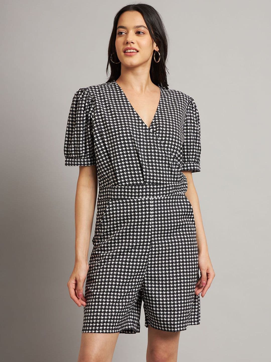 BRINNS Women Checked Playsuit - view 1
