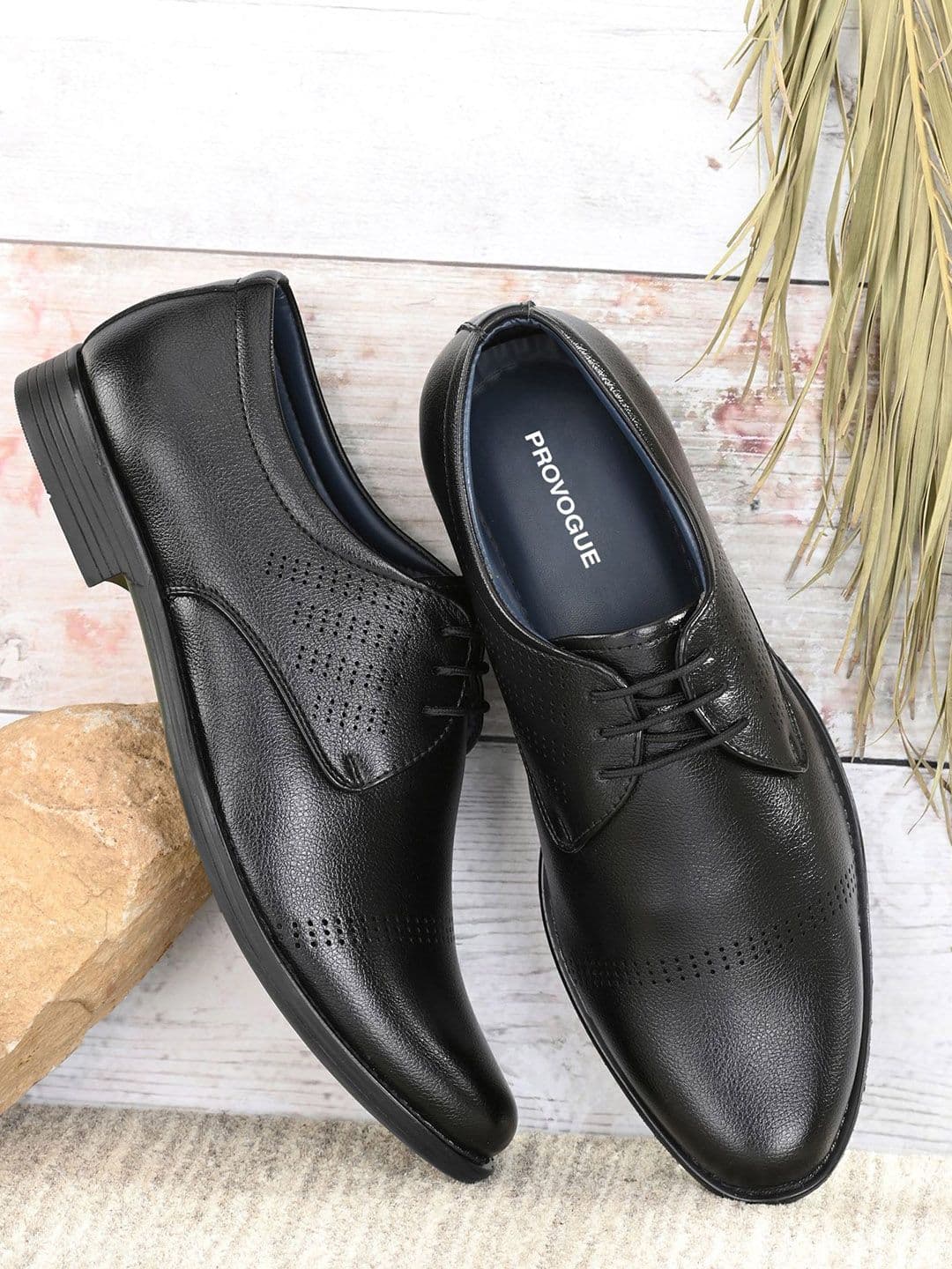 Provogue Men Textured Formal Derbys - view 1