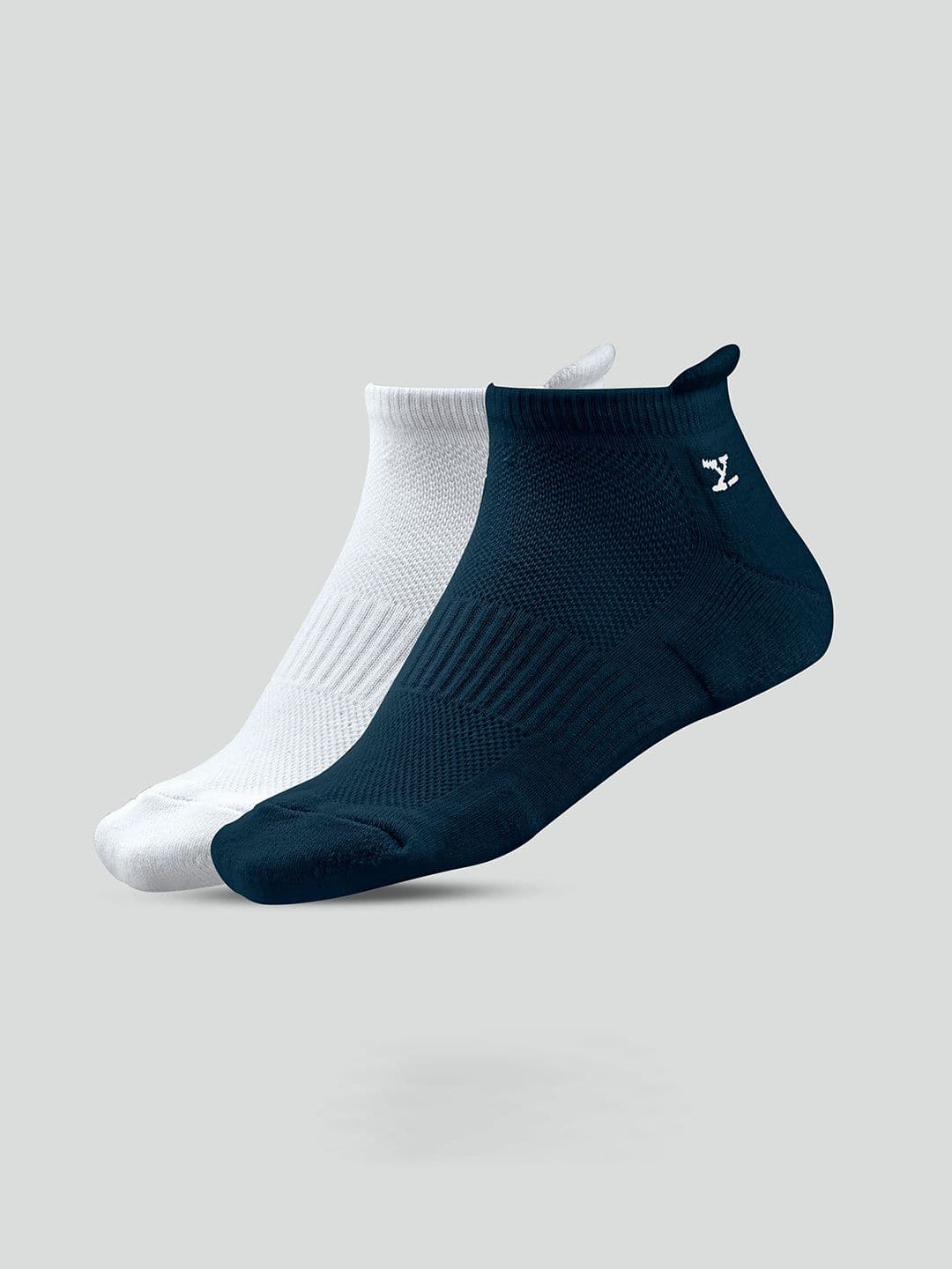 XYXX Men Pack Of 2 Ankle Length Cotton Socks - view 1