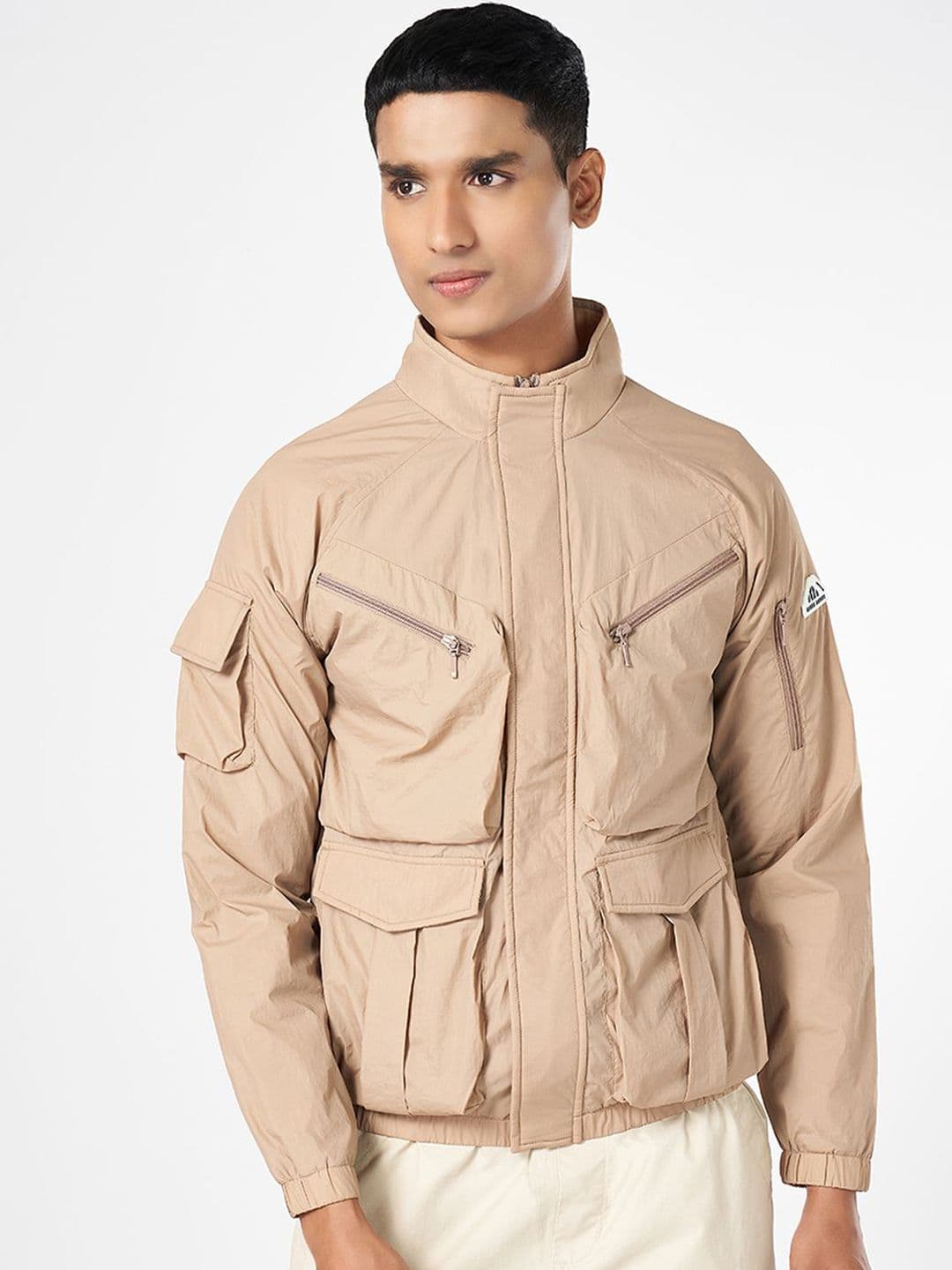 Urban Ranger by pantaloons Men Denim Jacket with Embroidered - view 1