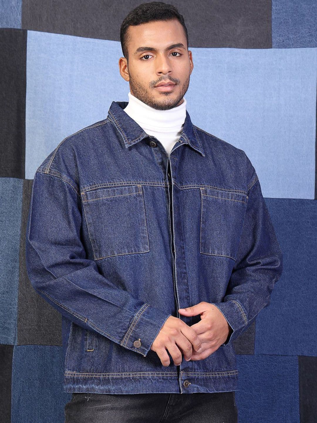 VESTIDO MODAS Men Oversize Denim Jacket - view 1