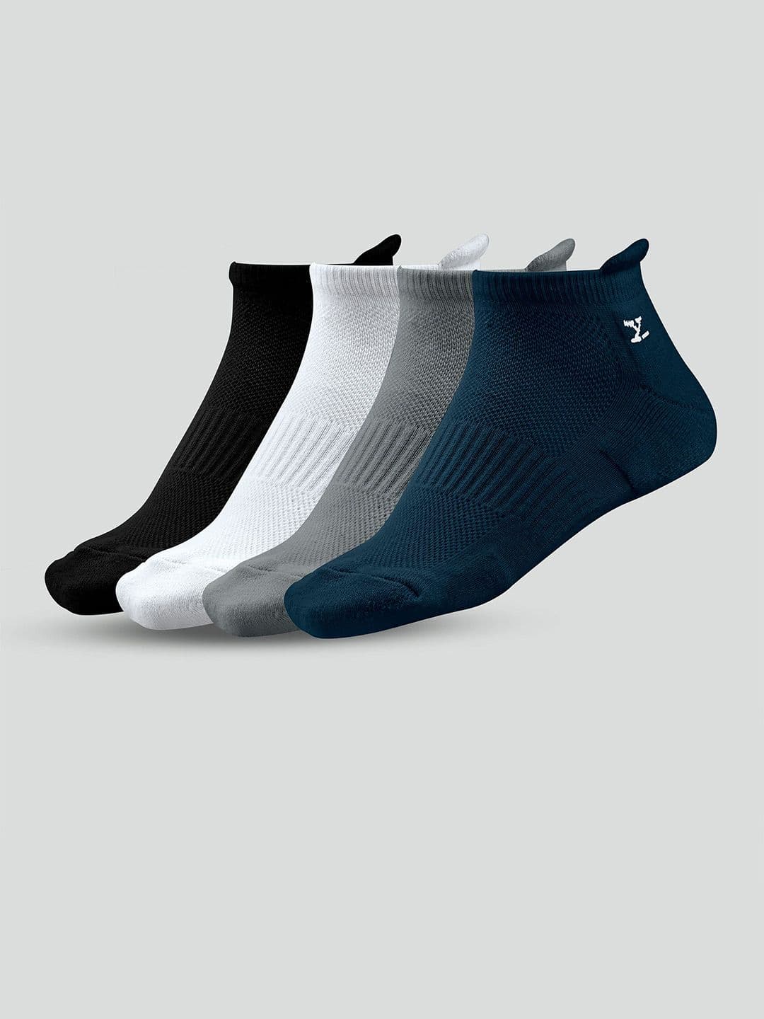 XYXX Men Pack of 4 Cotton Ankle-Length Socks - view 1