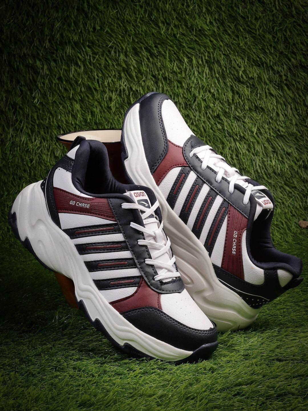 ASIAN Men Running Non-Marking Lace-Ups Shoes - view 1