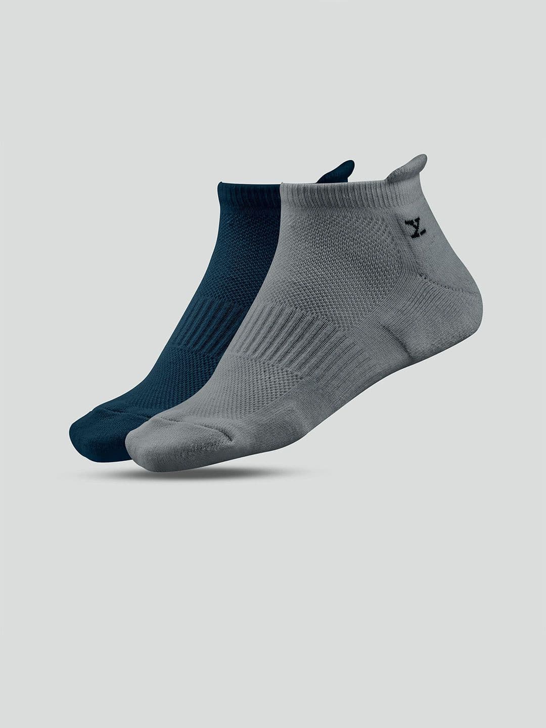 XYXX Men Pack Of 2 Ankle Length Cotton Socks - view 1