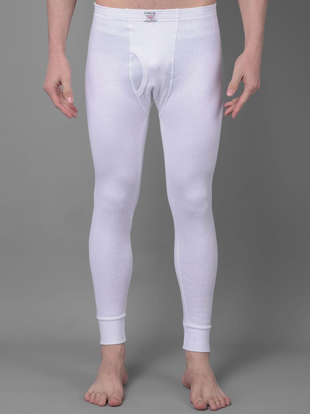 Dollar Men Cotton Ribbed Mid-Rise Thermal Bottoms - view 1