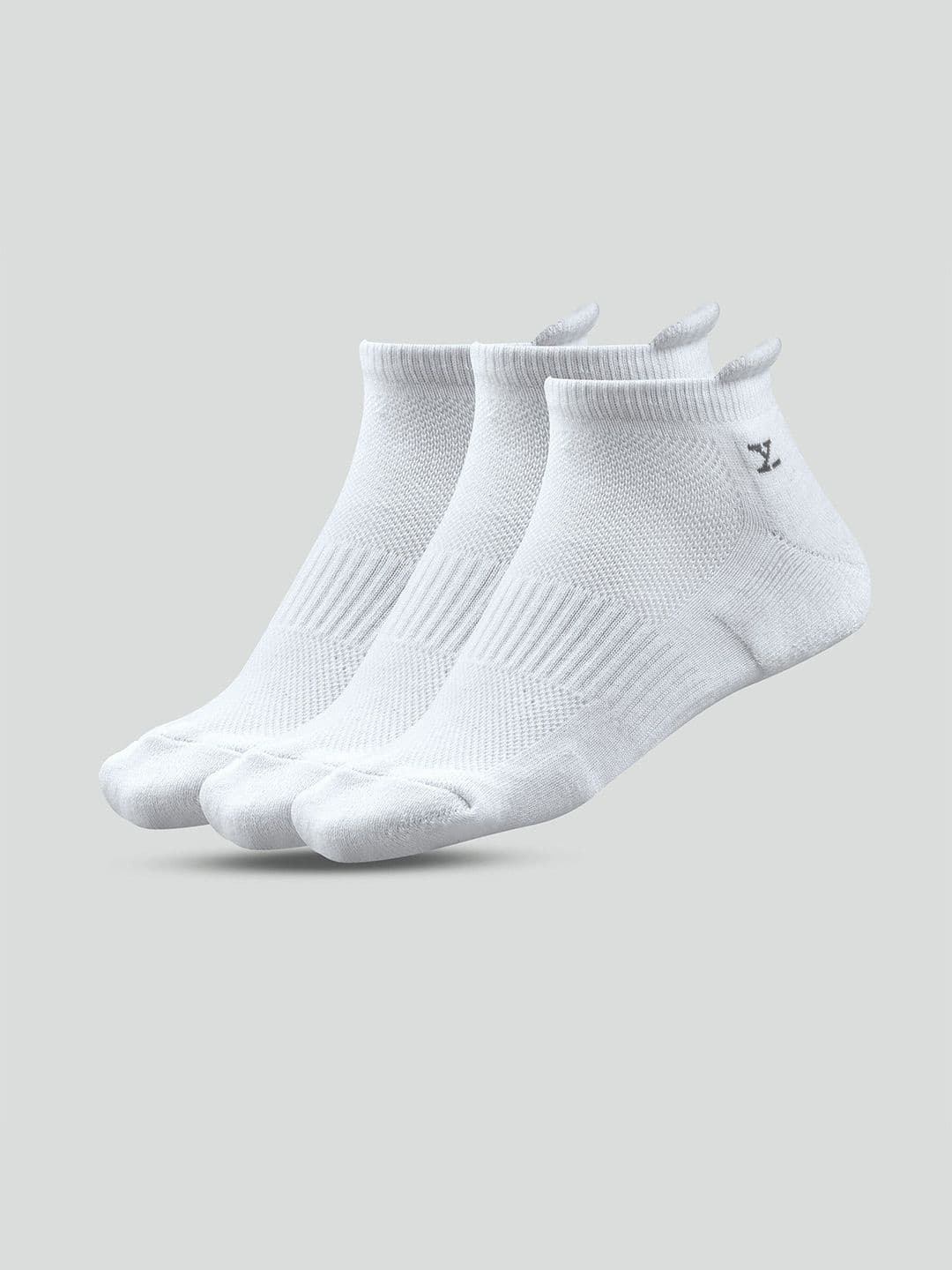 XYXX Men Pack Of 3 Ankle Length Cotton Socks - view 1