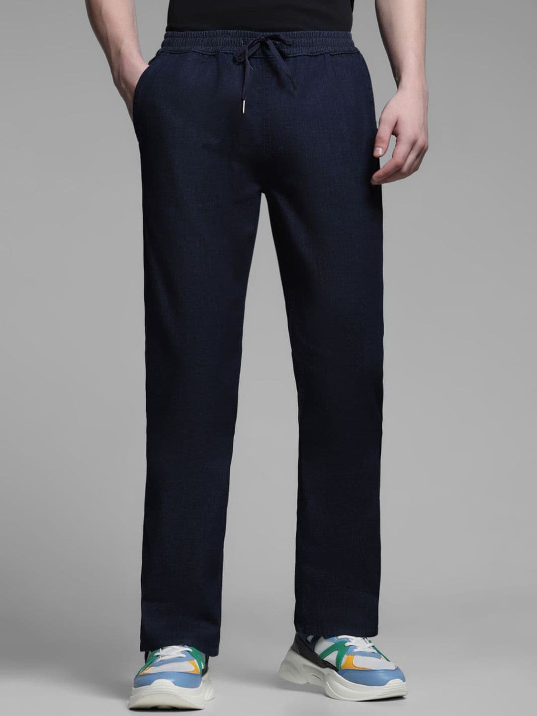 Jack & Jones Men Bootcut High-Rise Stretchable Jeans - view 1