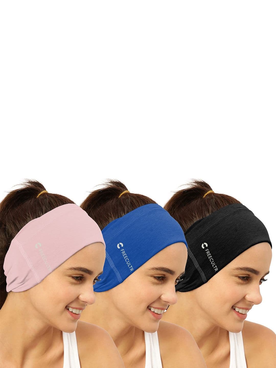 FREECULTR Unisex Pack Of 3 Printed Anti Microbial Multipurpose Bandana Cloth Headband - view 1