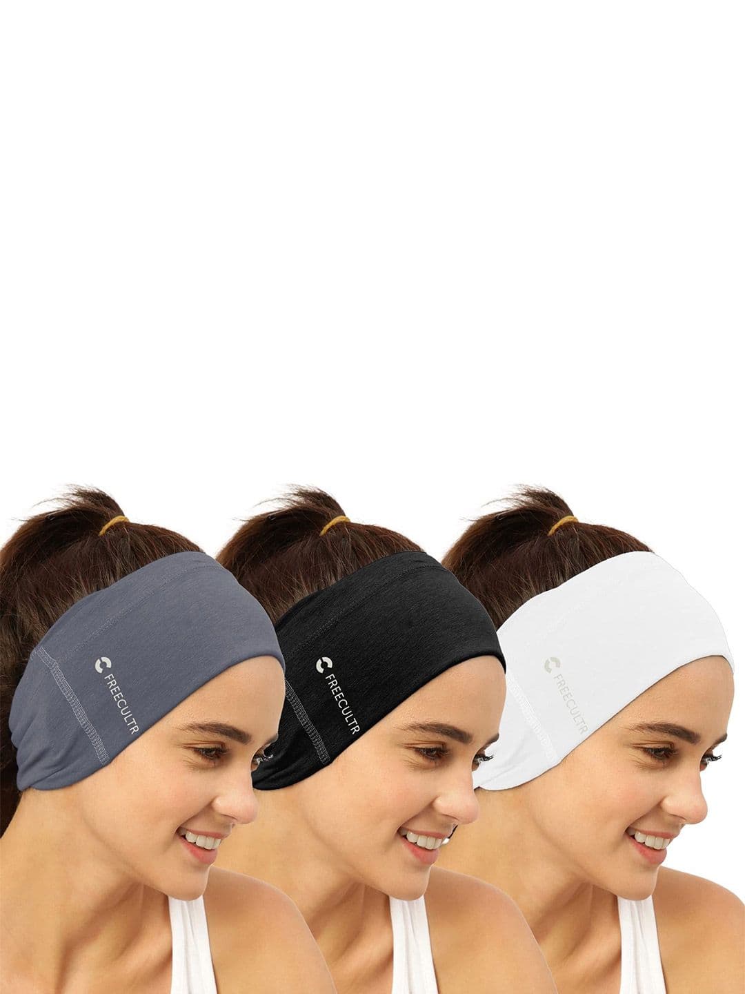 FREECULTR Unisex Pack Of 3 Printed Anti Microbial Multipurpose Bandana Cloth Headband - view 1