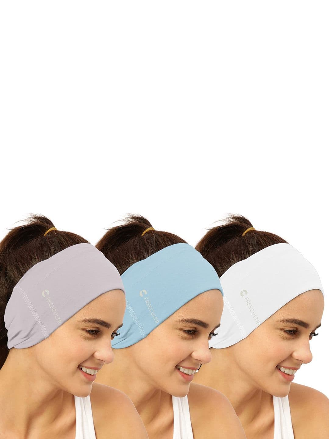 FREECULTR Unisex Pack Of 3 Printed Anti Microbial Multipurpose Bandana Cloth Headband - view 1