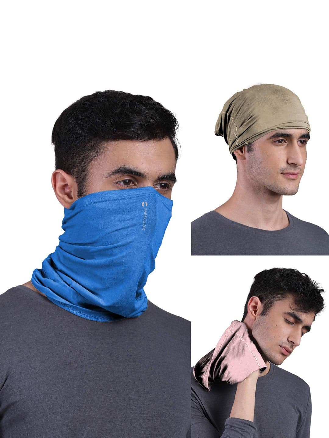 FREECULTR Pack Of 3 Unisex Bandana Cloth Headband - view 1