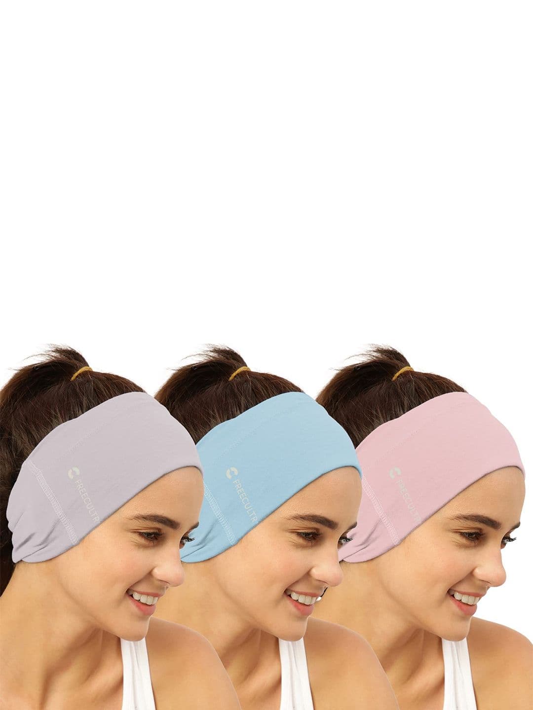 FREECULTR Pack Of 3 Unisex Bandana Cloth Headband - view 1