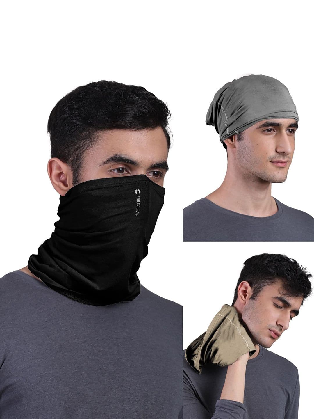 FREECULTR Unisex Pack of 3 Bandana Cloth Headband - view 1