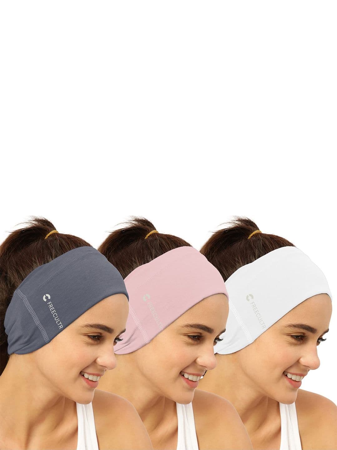 FREECULTR Unisex Pack of 3 Bandana Cloth Headband - view 1