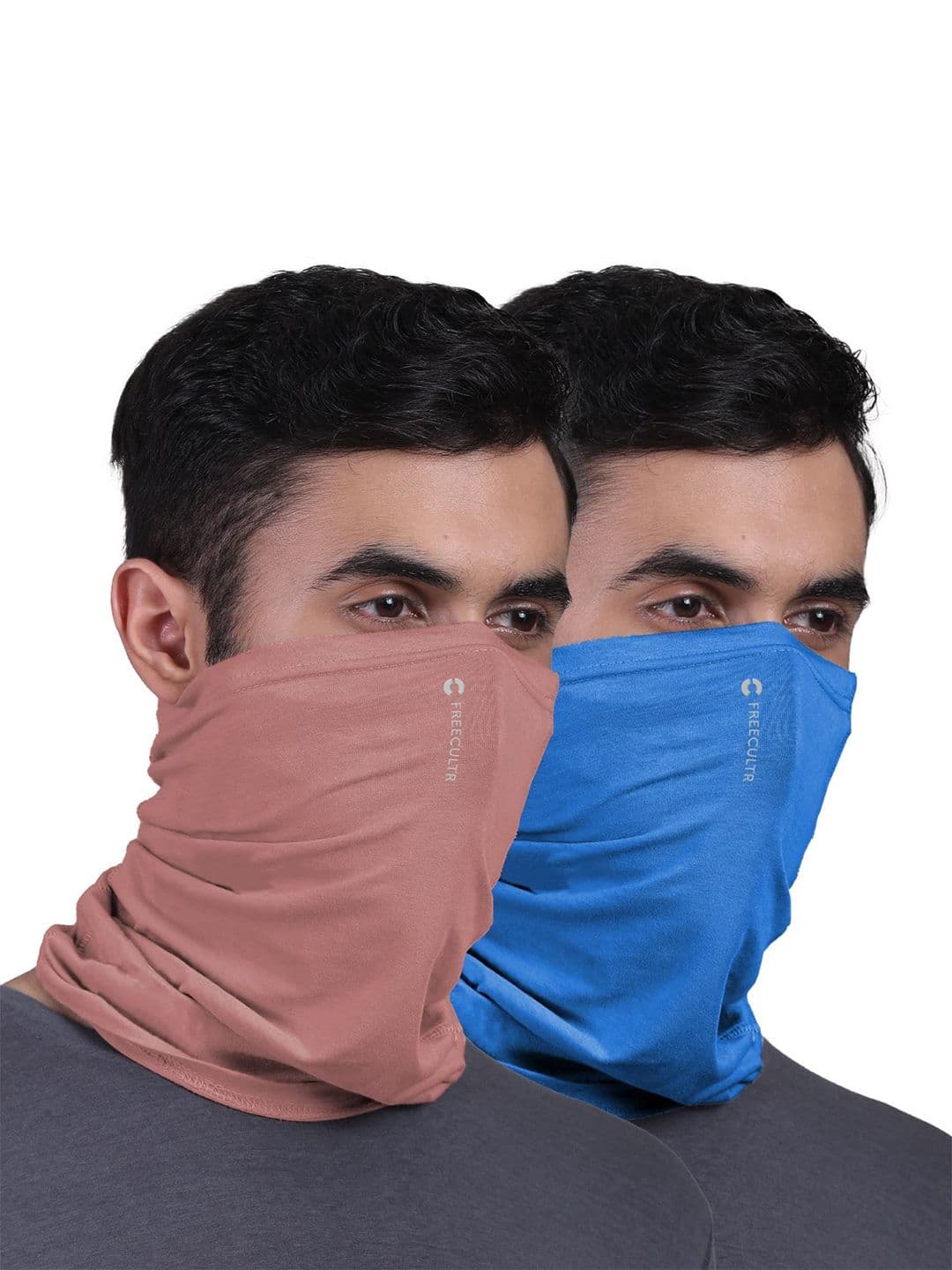 FREECULTR Unisex Pack Of 2 Printed Anti Microbial Multipurpose Bandana Cloth Headband - view 1