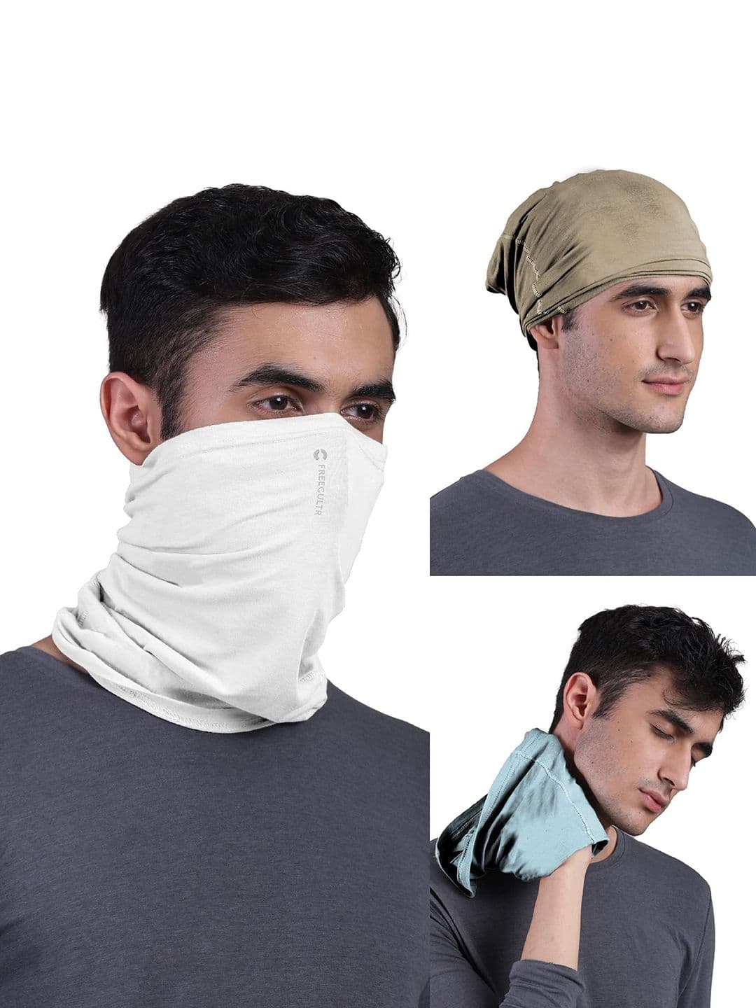 FREECULTR Unisex Pack of 3 Bandana Cloth Headband - view 1