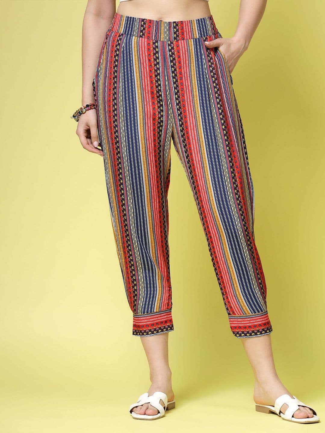 BEING NAUGHTY Women Abstract Printed Palazzos - view 1