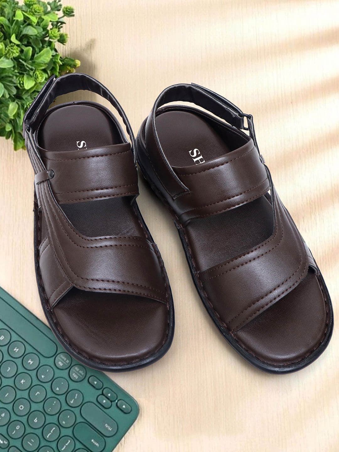 SHUAN Men Ethnic Comfort Sandals - view 1