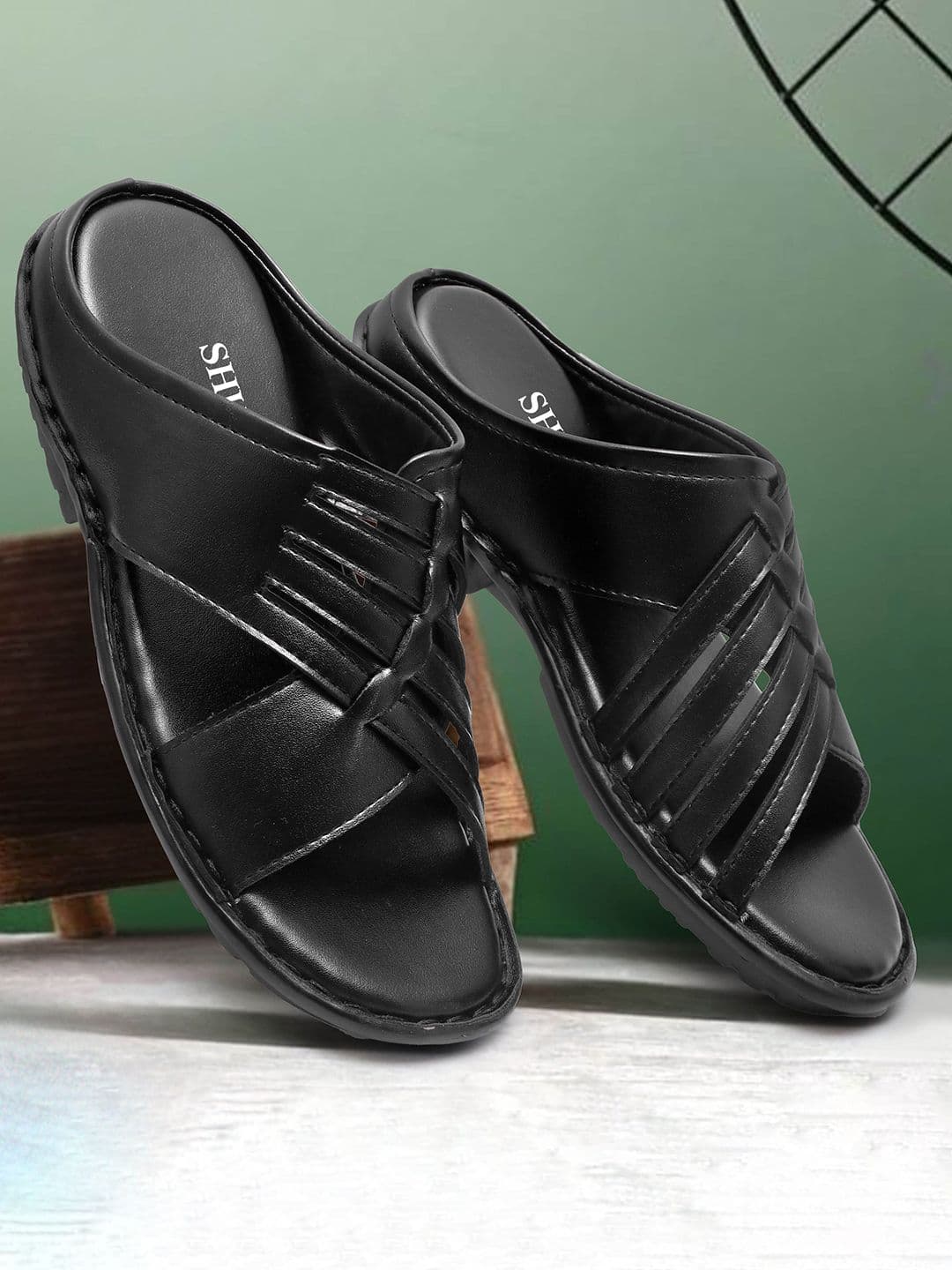 SHUAN Men Ethnic Comfort Sandals - view 1
