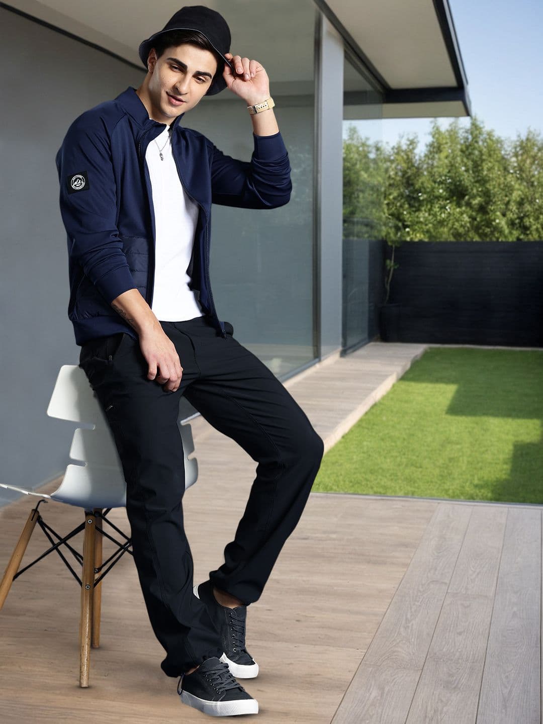 Mast & Harbour Solid Bomber Jacket - view 1