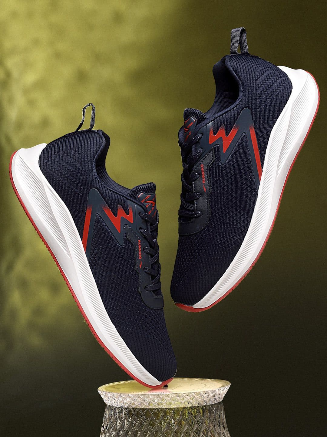 ASIAN Men Lace-Ups Non-Marking Running Shoes - view 1