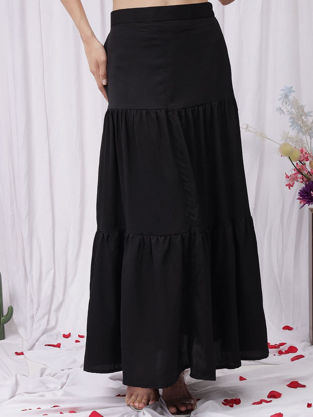 NEUDIS Women Maxi Tiered Skirt - view 1