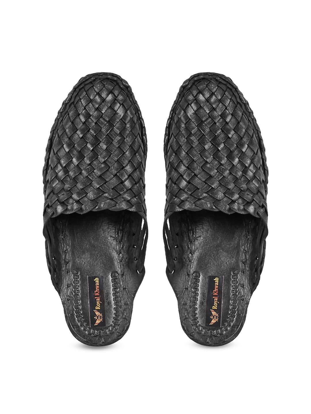 ROYAL KHWAAB Men Ethnic Leather Shoe-Style Sandals - view 1