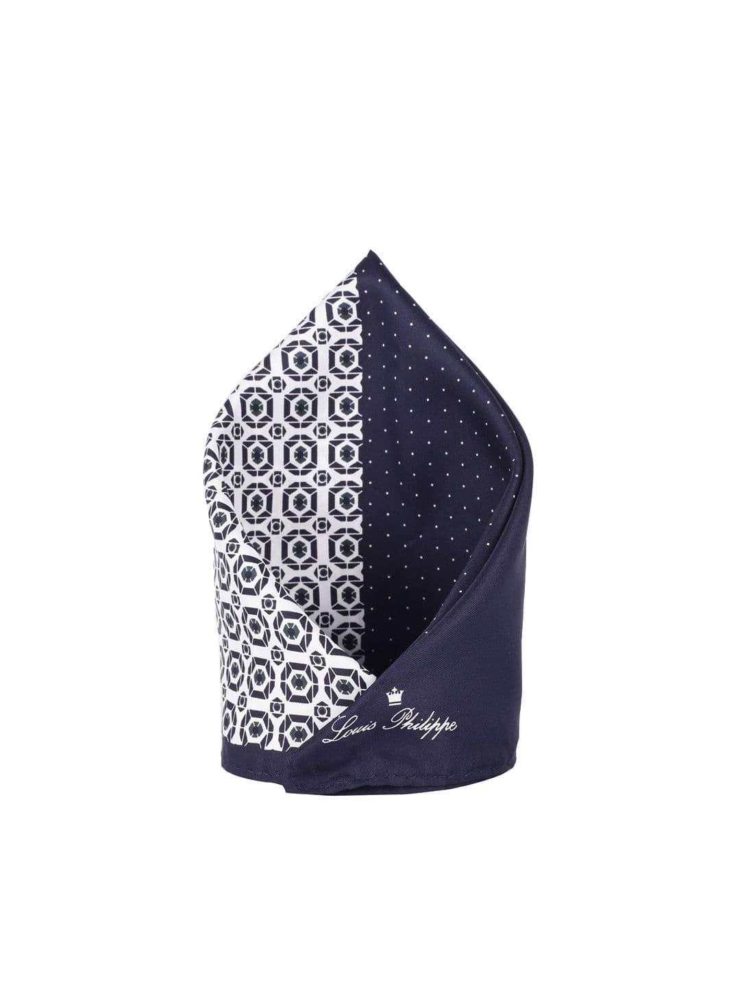 Louis Philippe Printed Pocket Square - view 1