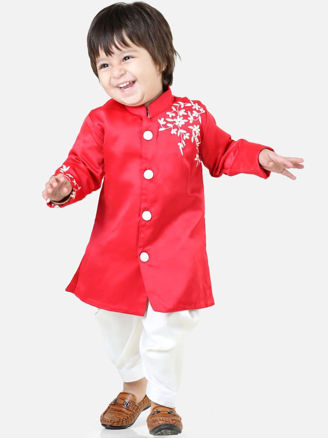 BownBee Boys Embroidered Sherwani Set - view 1