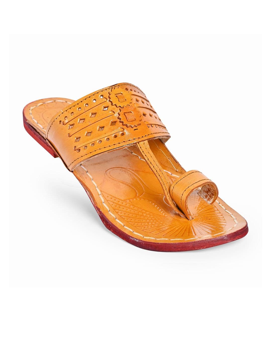 ROYAL KHWAAB Men Ethnic Leather Comfort Sandals - view 1