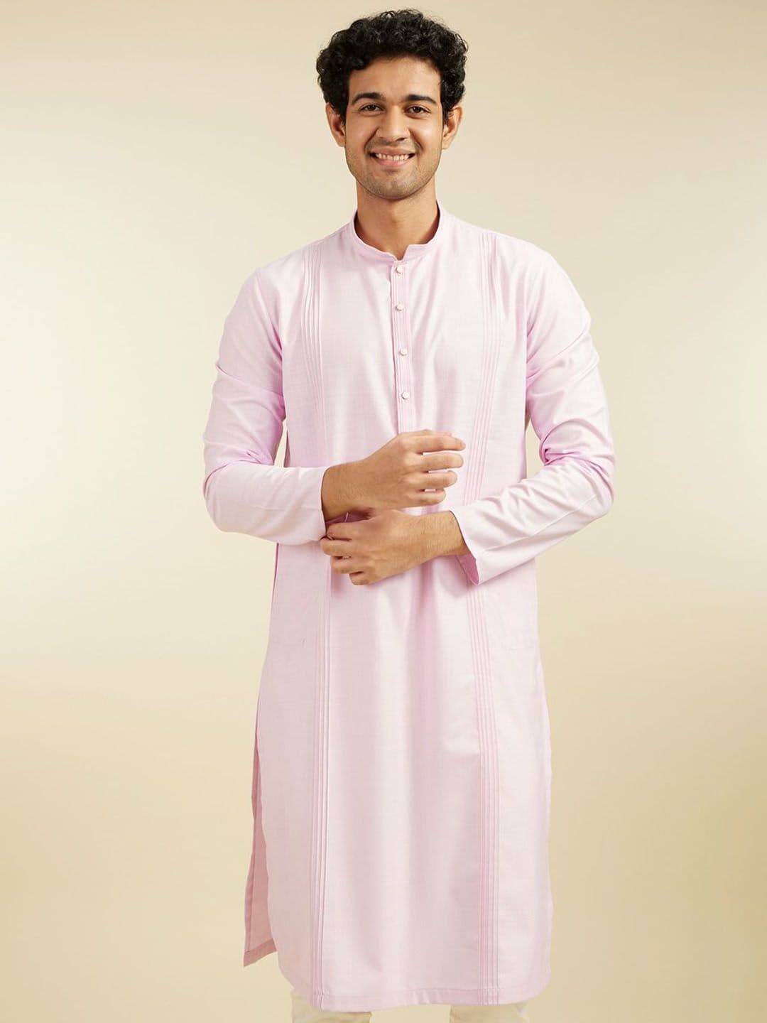 Diwas by Manyavar Mandarin Collar Straight Kurta - view 1