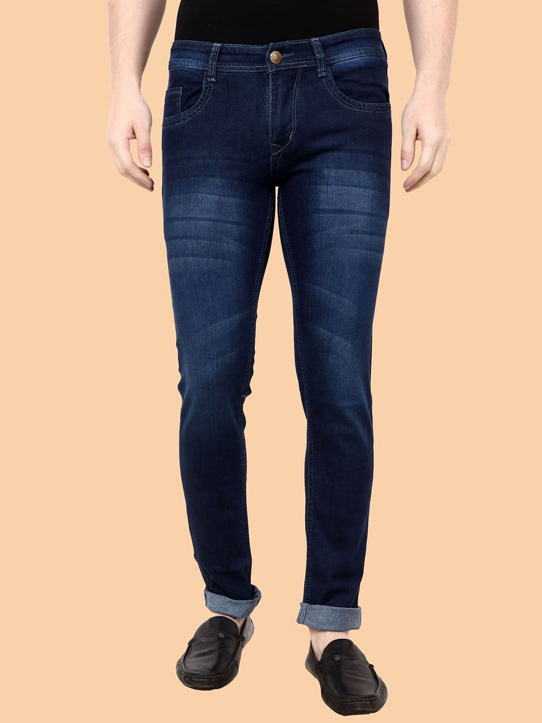 ZAYSH Men Cotton Slim Fit Heavy Fade Stretchable Jeans - view 1