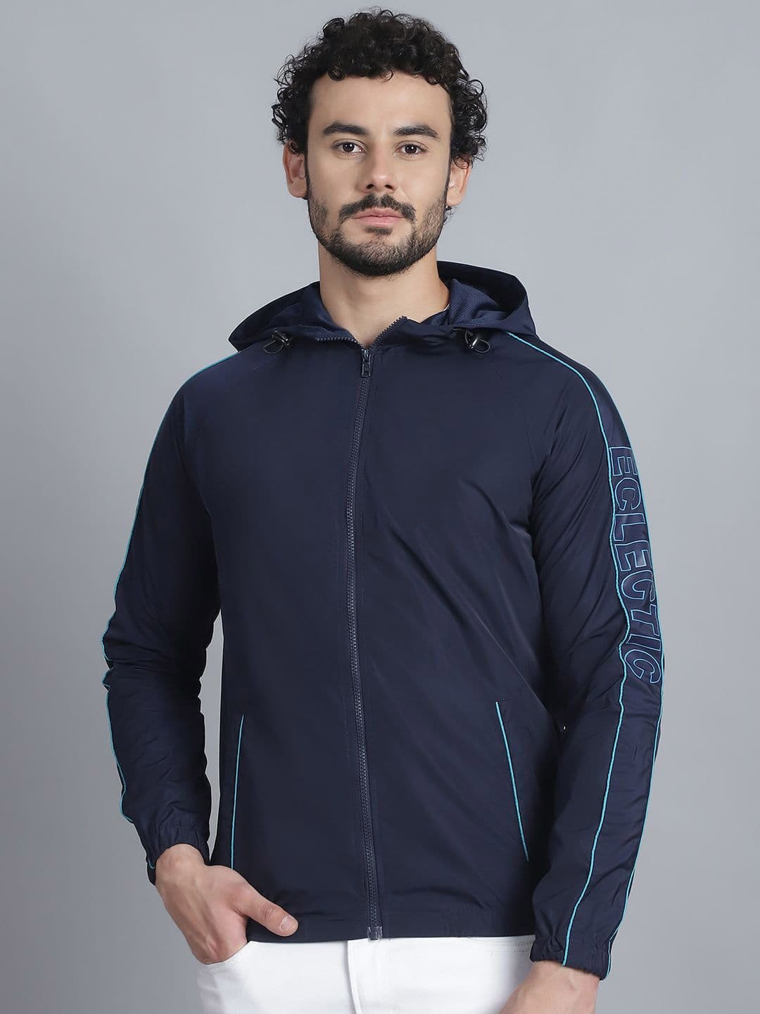 HOUSE OF VEDAS Men Lightweight Training or Gym Sporty Jacket - view 1