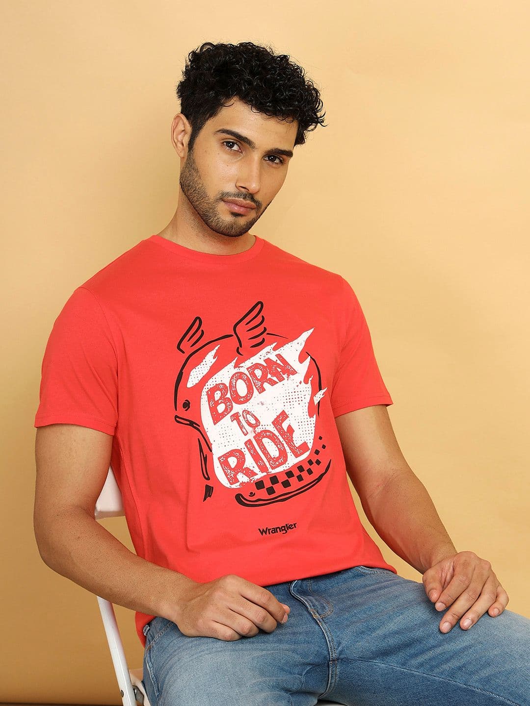 Wrangler Typography Printed Cotton T-shirt - view 1