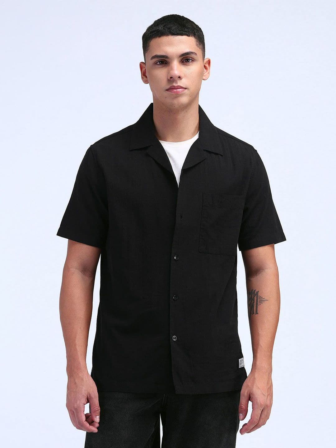 Flying Machine Men Classic Opaque Casual Shirt - view 1