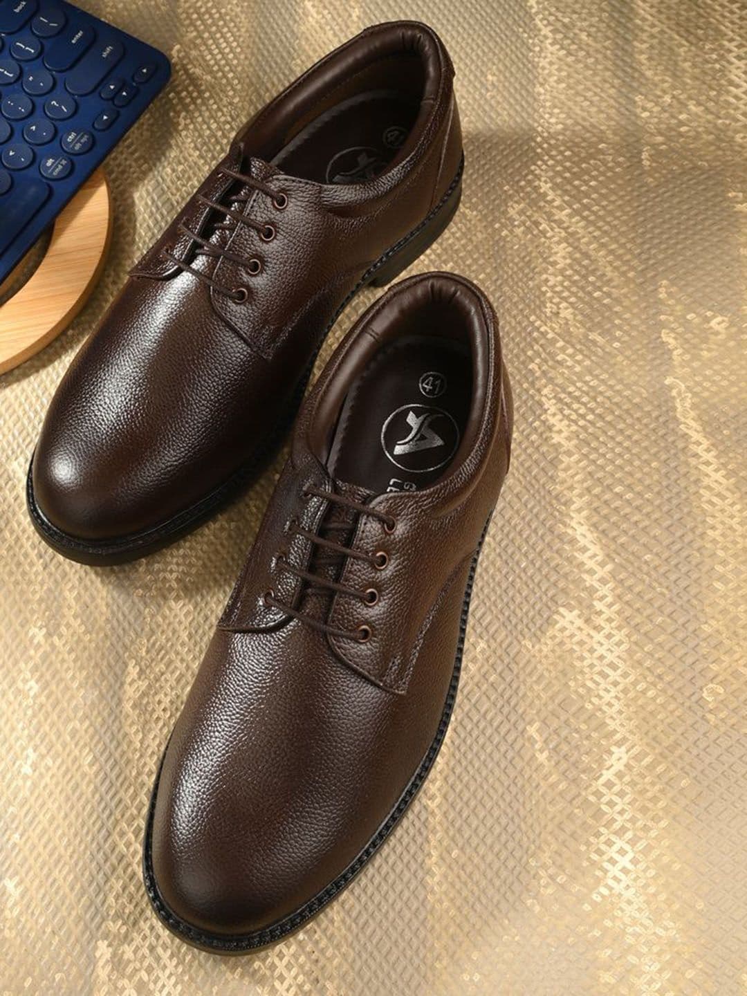 Auserio Men Leather Formal Derbys - view 1