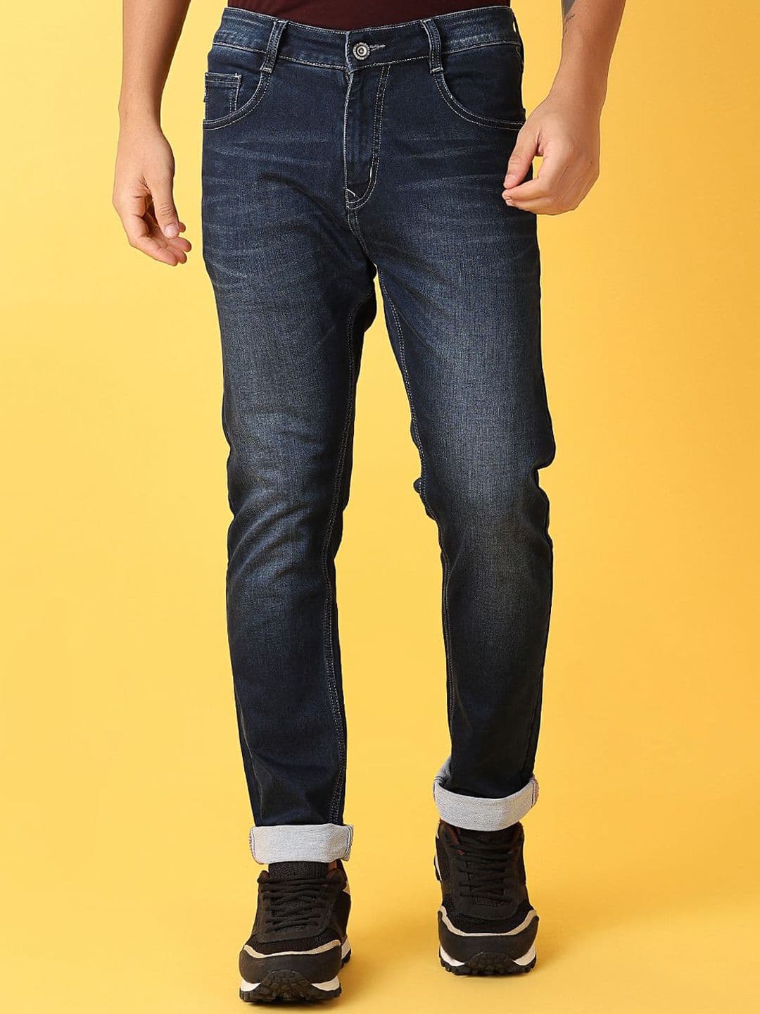V-Mart Men Slim Fit Jeans - view 1