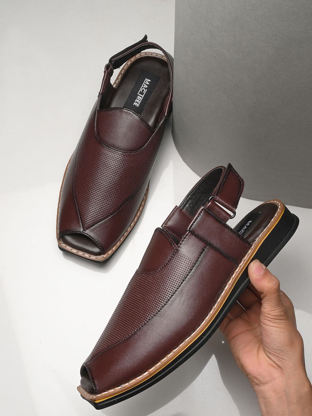 Mactree Men PU Shoe-Style Sandals - view 1