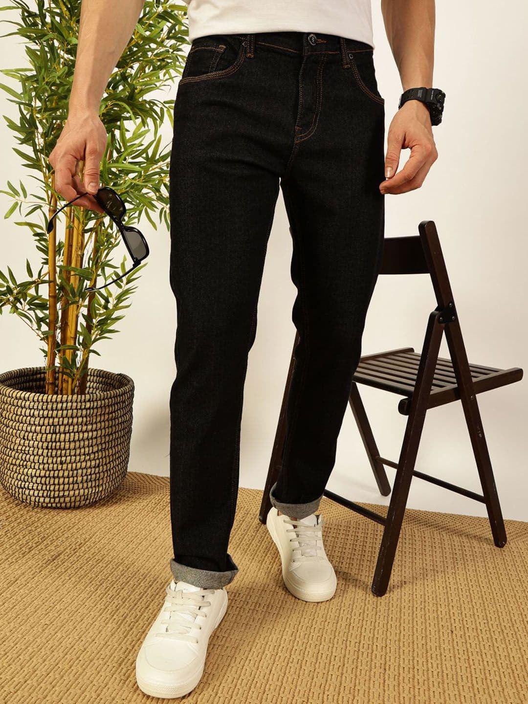 Thomas Scott Men Smart Slim Fit Mid-Rise Stretchable Jeans - view 1