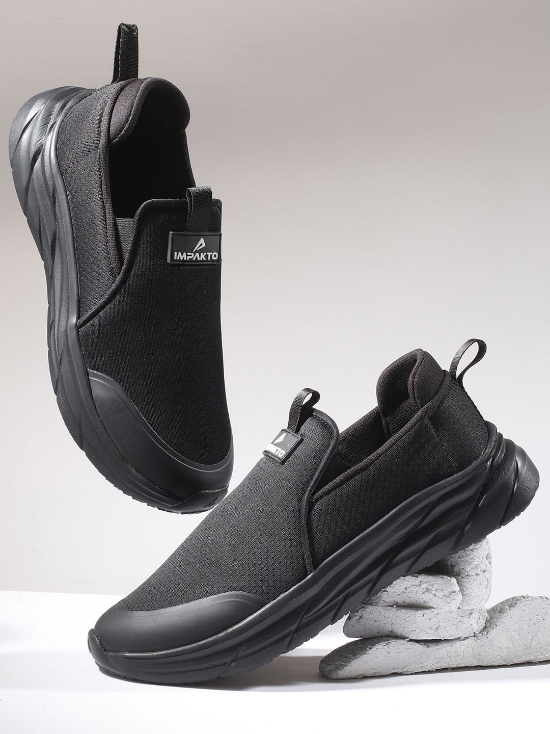 Impakto Men Slip-on Walking Shoes Cushioned Insole & Skid Resistant Outsole for Firm Grip - view 1