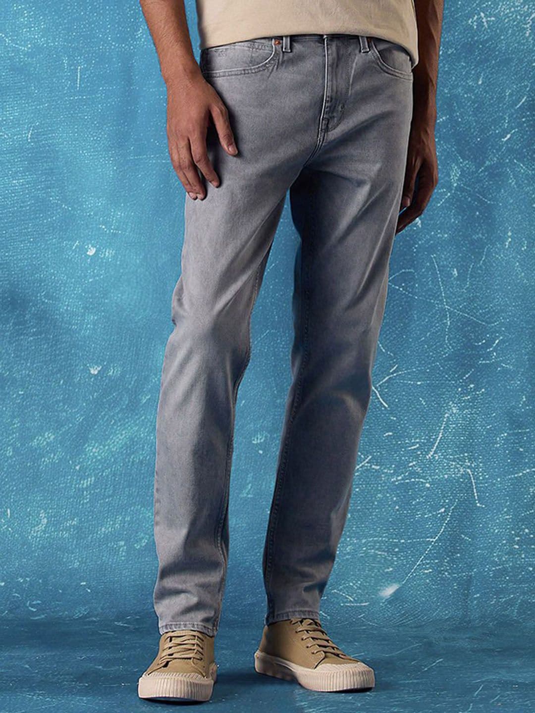 Flying Machine Men Tapered Fit Heavy Fade Stretchable Cotton Jeans - view 1